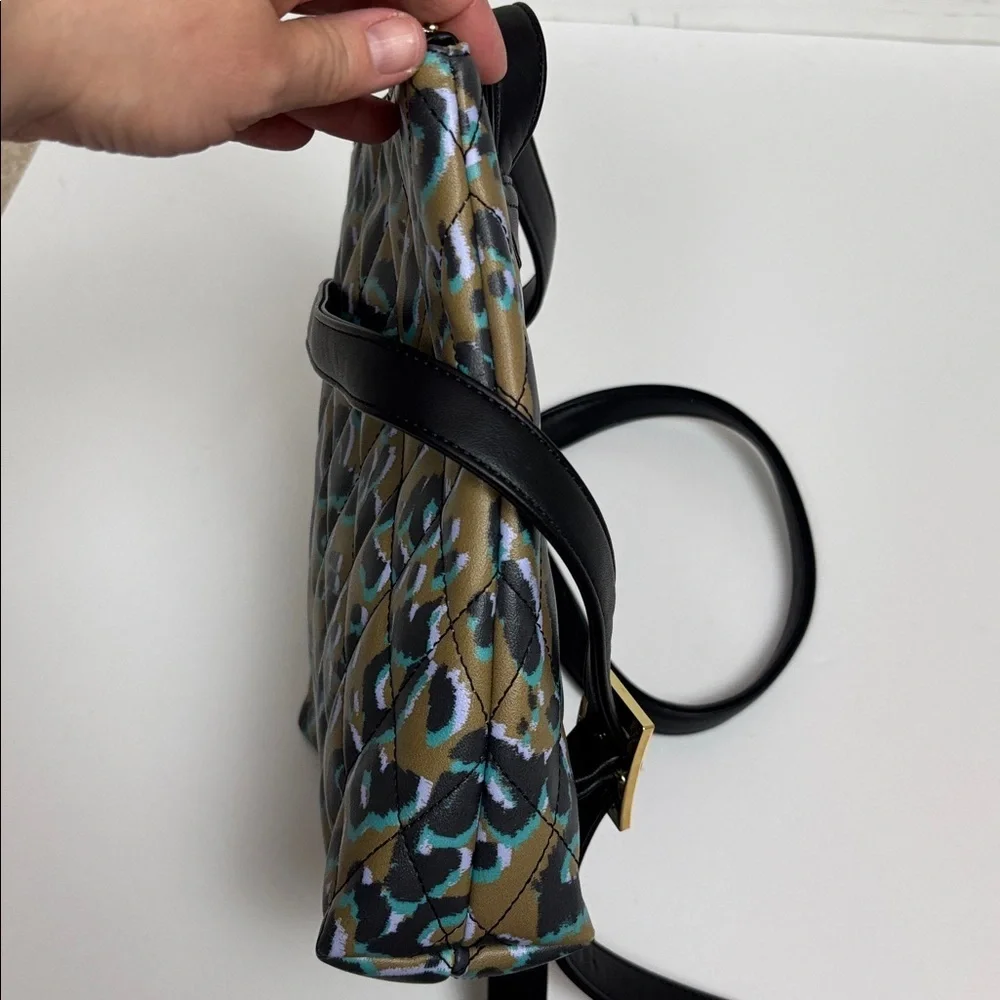 Ted Baker Leopard Print Quilted Mini Backpack